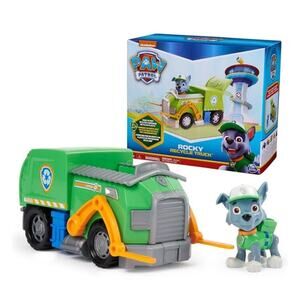🔥Paw Patrol, Rocky’s Recycle Truck Vehicle with Collectible Figure BNWT💥